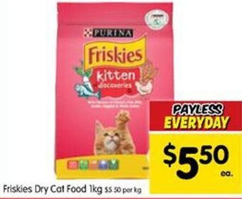 Spar Friskies Dry Cat Food 1 kg offer