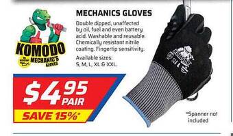 Komodo Mechanics Gloves