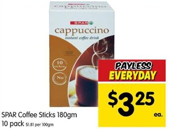 Spar Spar Coffee Sticks 180gm 10 Pack offer