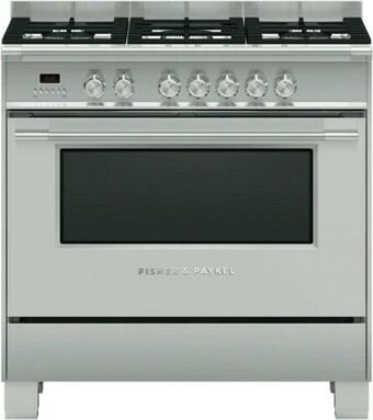 The Good Guys Fisher & Paykel 90cm Dual Fuel Freestanding Cooker offer