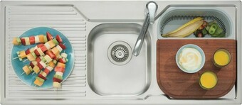Oliveri Bravo Sink And Tap Pack - Right Hand Side