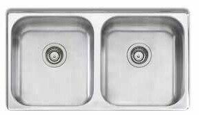 Oliveri Nu-Petite Double Undermount Sink