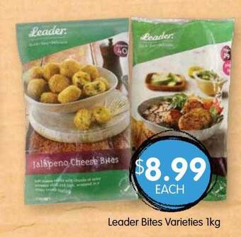 Spudshed Leader Bites Varieties 1kg offer