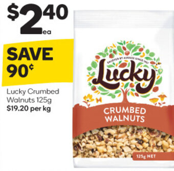 Woolworths Lucky Crumbed Walnuts 125g offer