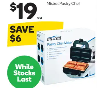 Woolworths Mistral Pasty Chef offer