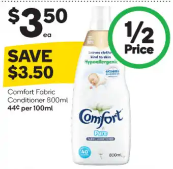 Woolworths Comfort Conditioner 800ml offer