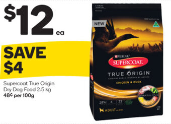 Supercoat True Origin Dry Dog Food 2.5kg