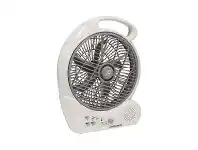 BCF Companion 10in Rechargable Fan With Radio offer