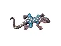 LivingStyles Type 6 Cast Iron Gecko Figurine Garden Decor offer