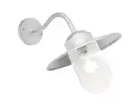 LivingStyles Elly IP44 Exterior Wall Light, Galvanised offer