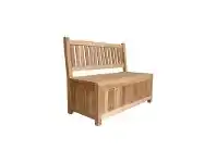 LivingStyles Carter Teak Timber Outdoor Bench, 150cm offer