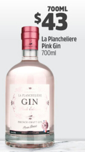 Woolworths La Plancheliere Pink Gin 700ml offer