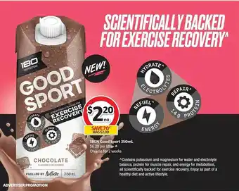 Coles 180n Good Sport 350ml offer