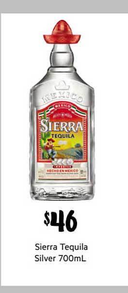 First Choice Liquor Sierra Tequila Silver 700ml offer