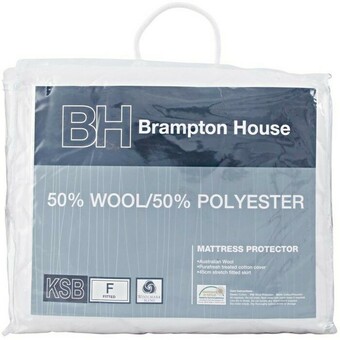 Spotlight 40% off Brampton House 50% Wool 50% Polyester Mattress Protector offer