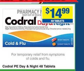 My Chemist Codral Pe Day & Night 48 Tablets offer