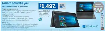 Officeworks HP - Envy x360 15.6" 2-in-1 Laptop - HPEE0502AU offer