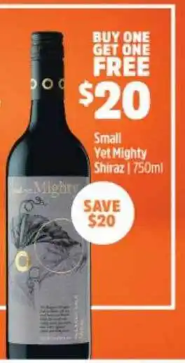 Small Yet Mighty Shiraz