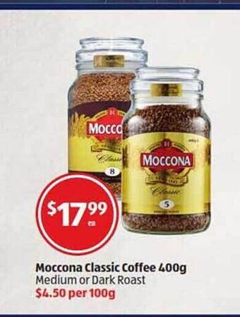 ALDI Moccona Classic Coffee offer