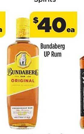 Liquorland Bundaberg Up Rum offer