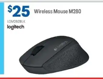 Officeworks Logitech - Wireless Mouse M280 offer