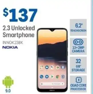 Officeworks Nokia - 2.3 Unlocked Smartphone offer