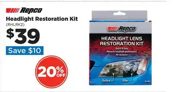 Repco Headlight Restoration Kit