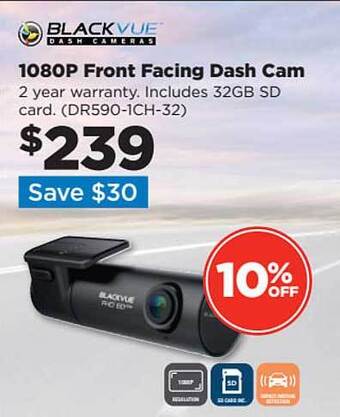Repco Blackvue 1080p Front Facing Dash Cam offer