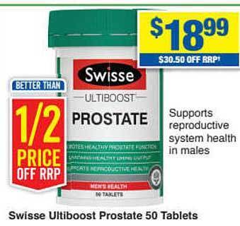 My Chemist Swisse Ultiboost Prostate 50 Tablets offer