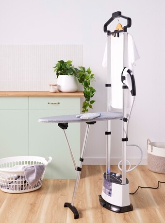 Coles Germanica 2 in 1 Garment Steamer with Iron Board offer