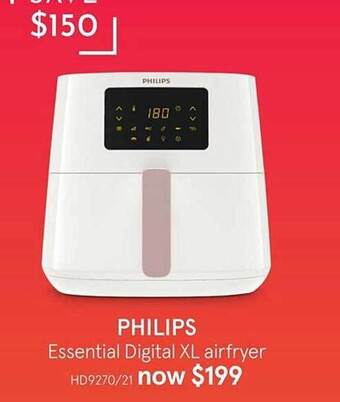 Myer Philips Essential Digital Xl Airfryer offer