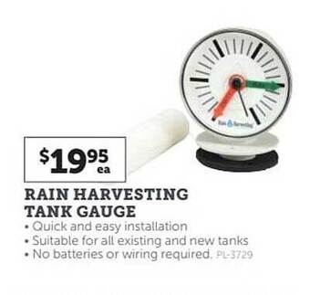 Stratco Rain Harvesting Tank Gauge offer
