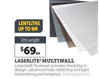 Stratco Laserlite Multiwall offer