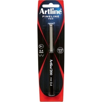 IGA Artline 200 Fine Black Writing Pen 1 Pack offer