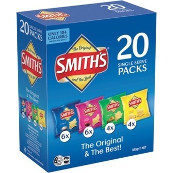 IGA Smith's Chips Multipack 18-20 Pack Selected Varieties offer