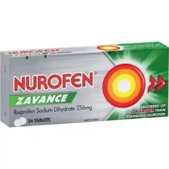 IGA Nurofen Zavance Tablets 24 Pack** offer