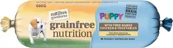 IGA Natures Goodness Puppy Food Dog Roll 680g (From the Meat Dept.) offer