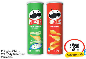 IGA Pringles Chips 119-134g Selected Varieties offer