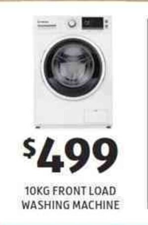 ALDI 10kg Front Load Washing Machine offer