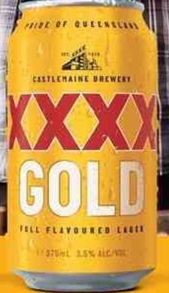 Cellarbrations XXXX Gold Block Cans 375ml offer