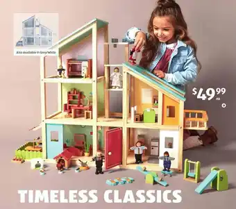 ALDI Wooden Doll's House offer
