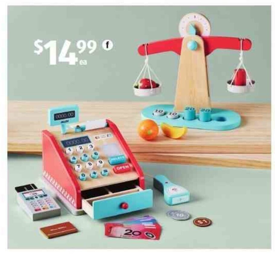 wooden toy till aldi