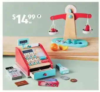 ALDI Wooden Cash Register or Scales offer