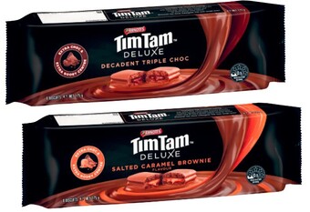 Coles Arnott’s Tim Tam Deluxe Biscuits 175g offer