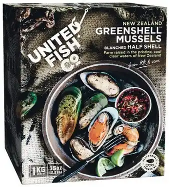 Woolworths Greenshell Mussels Raw Whole Shell 1 kg – From the Seafood Freezer offer