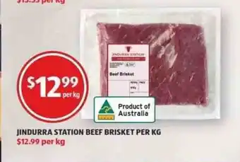 ALDI Jindurra Station Beef Brisket per kg offer