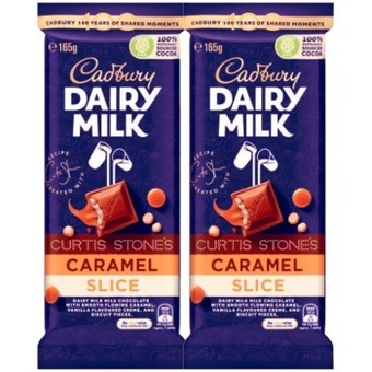 Coles Cadbury Limited Edition Curtis Stone's Caramel Slice or Cadbury Family Block Chocolate 160g-190g offer