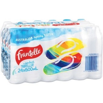 Coles Frantelle Spring Water 24x600mL offer