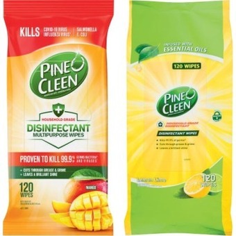Pine O Cleen Disinfectant Wipes 120 Pack