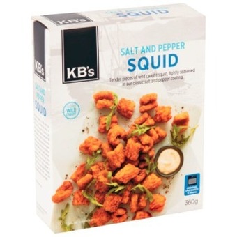 Coles KB's Salt & Pepper Squid 360g offer